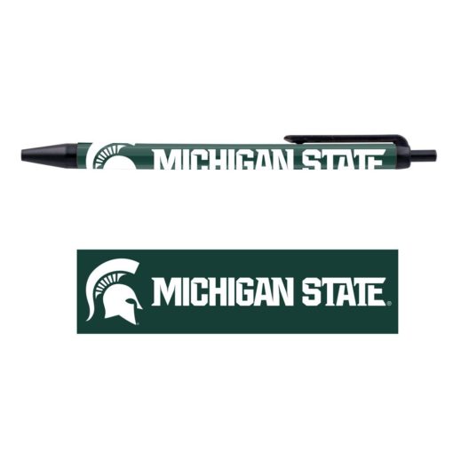 Michigan State Spartans 5 Pack Click Pens