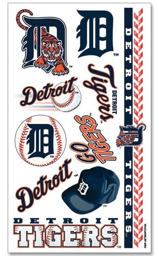 Detroit Tigers Temporary Tattoos