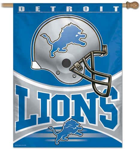 Detroit Lions NFL 27″x37″ Banner - Detroit Game Gear