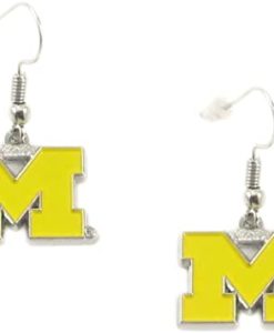 Michigan Wolverines Dangle Earrings