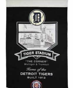 Detroit Tigers MLB Wool Stadium Banner – Tiger Stadium