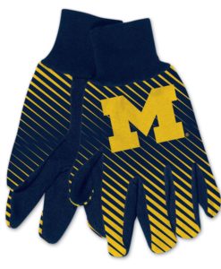 Michigan Wolverines Two Tone Adult Gloves
