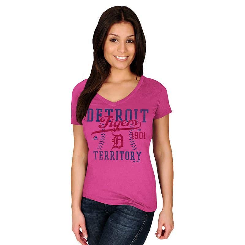 detroit tigers female shirts