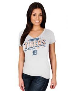 Detroit Tigers Women's Season of Memories White T-Shirt