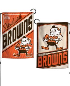 Cleveland Browns 12.5″x18″ Classic 2 Sided Garden Flag
