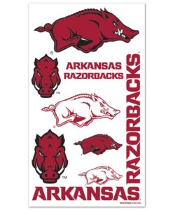 Arkansas Razorbacks Temporary Tattoos