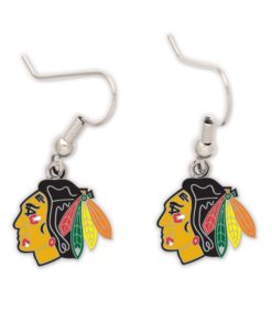 Chicago Blackhawks Dangle Earrings