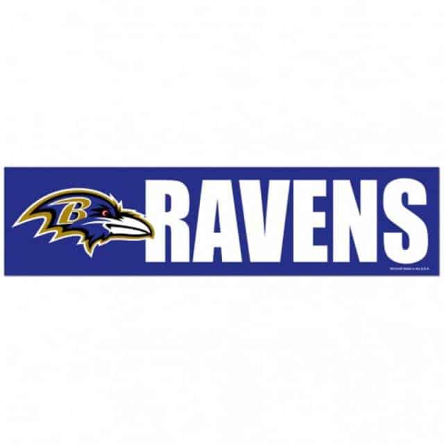 Baltimore Ravens Bumper Sticker - Detroit Game Gear