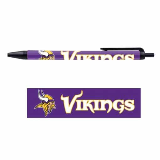 Minnesota Vikings Click Pens - 5 Pack