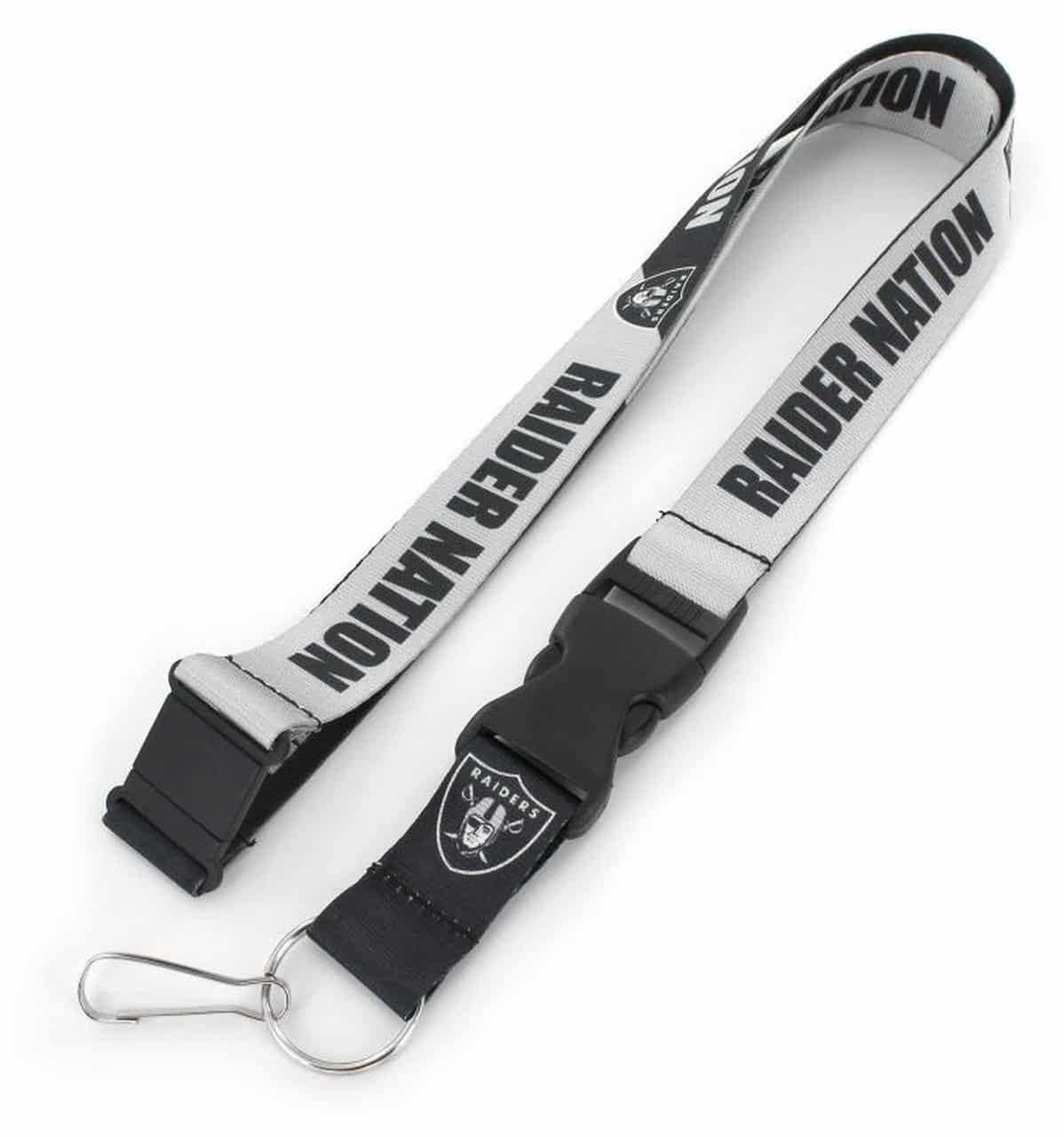 Las Vegas Raiders Lanyard Breakaway Style Slogan Design - Detroit Game Gear