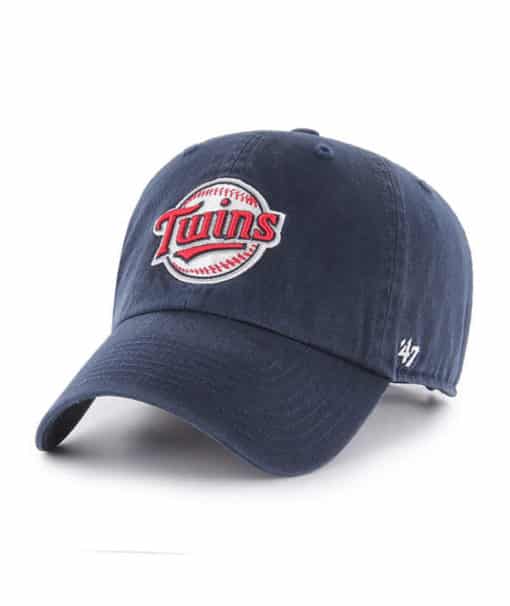 Minnesota Twins KIDS 47 Brand Baseball Navy Clean Up Adjustable Hat