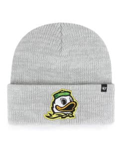 Oregon Ducks 47 Brand Gray Brain Freeze Cuff Knit Hat