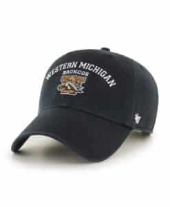 Western Michigan Broncos 47 Brand Black Fullback Clean Up Adjustable Hat
