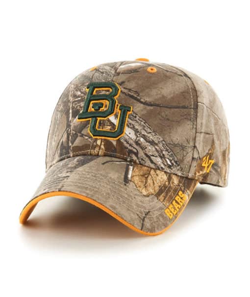 Baylor Bears 47 Brand Realtree Camo Frost MVP Adjustable Hat