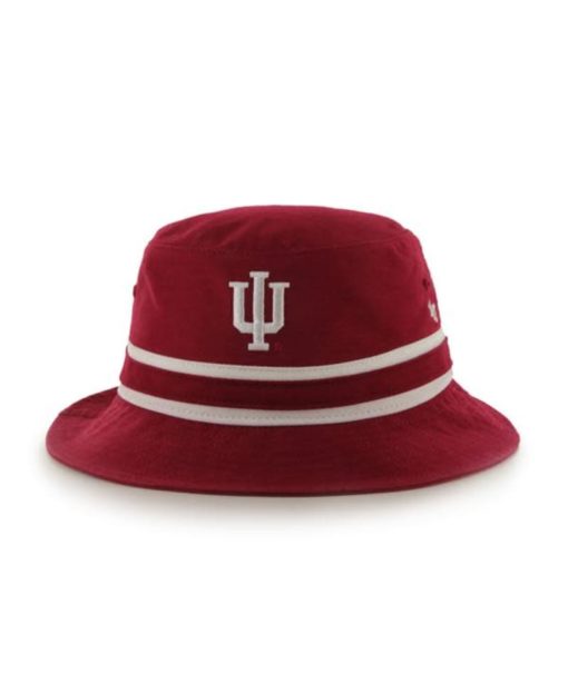 Indiana Hoosiers 47 Brand Dark Red Striped Bucket Hat - Detroit Game Gear