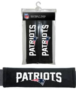 New England Patriots Velour Seat Belt Pads