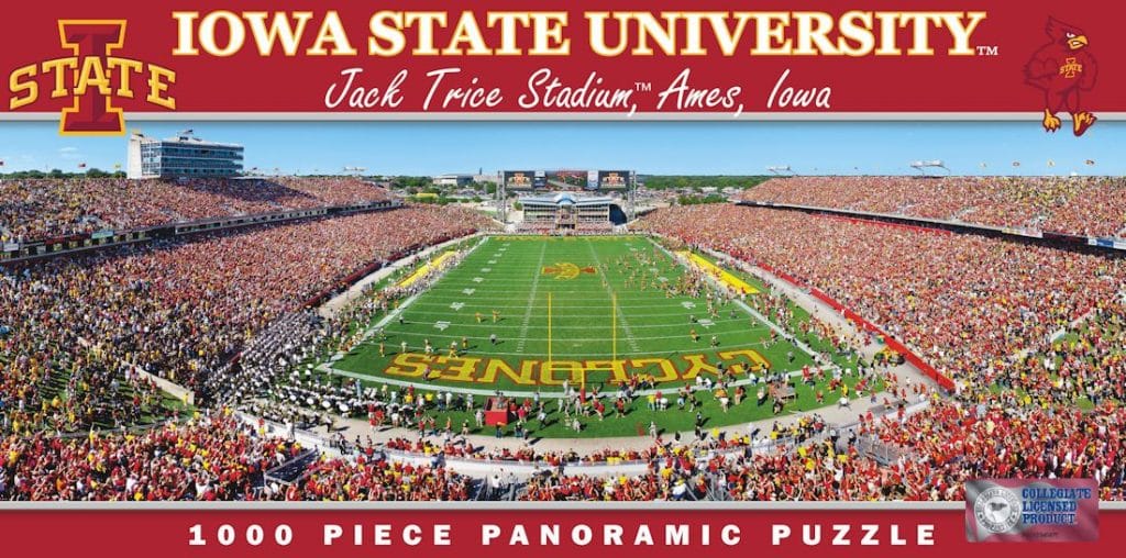 Iowa State Cyclones Panoramic Stadium Puzzle - Detroit ...