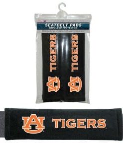 Auburn Tigers Velour Seat Belt Pads