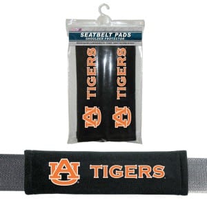 Auburn Tigers Velour Seat Belt Pads 