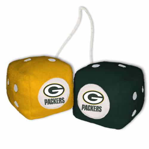 Green Bay Packers Fuzzy Dice
