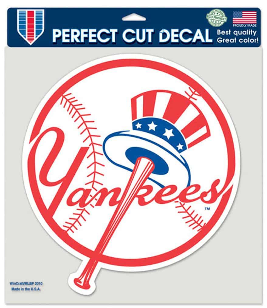 New York Yankees Die-Cut Decal - 8"x8" Color Prime