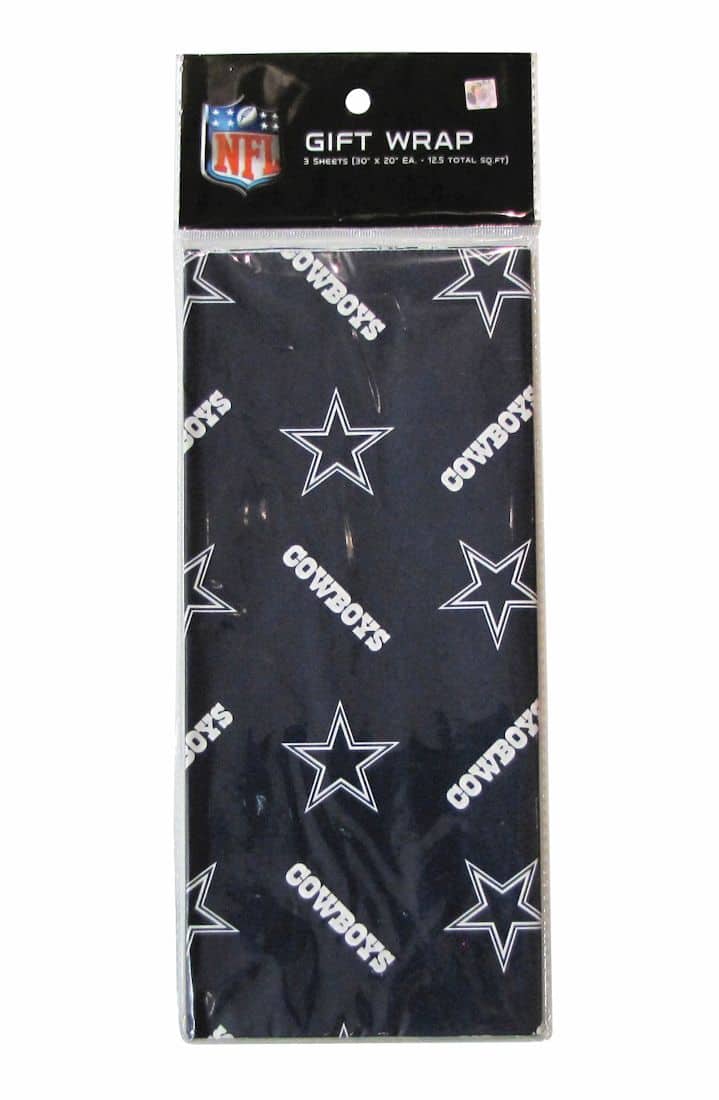 Dallas Cowboys Gift Wrap Detroit Game Gear