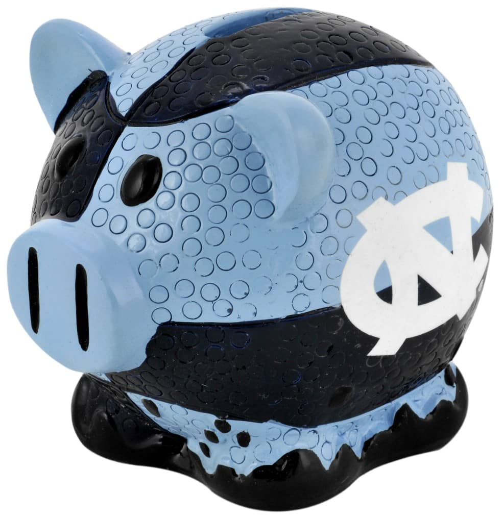 North Carolina Tar Heels Piggy Bank - Thematic Small