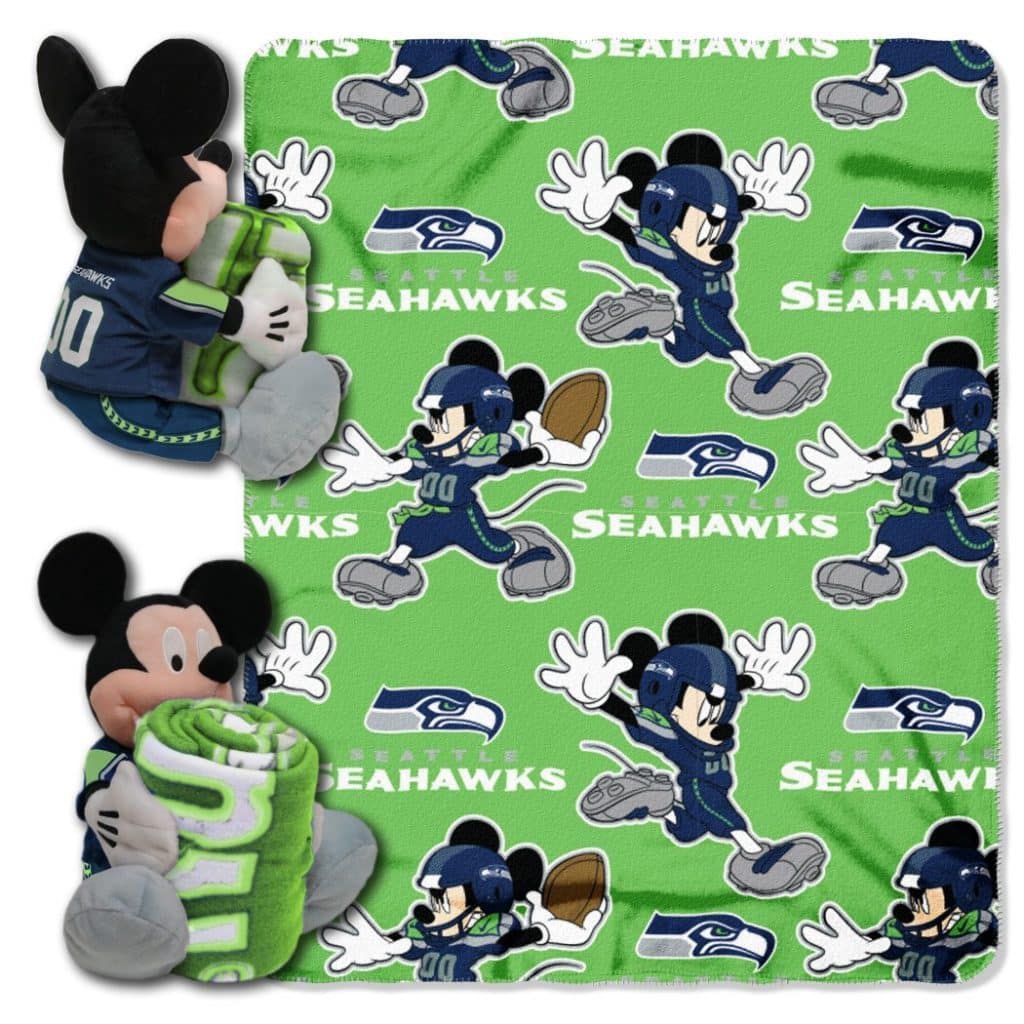 Seattle Seahawks Disney Hugger Blanket Detroit Game Gear