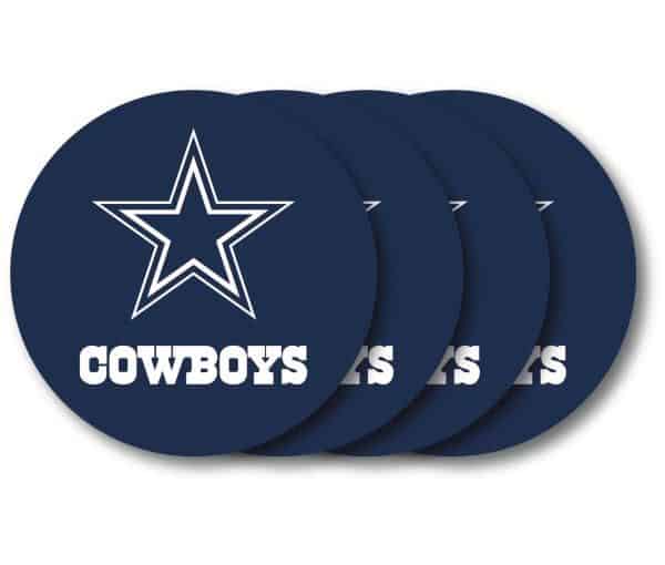 Dallas Cowboys Navy 4 Pack Coaster Set