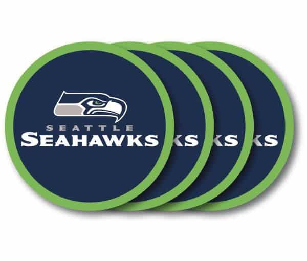 Seattle Seahawks Coaster Set - 4 Pack