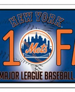 New York Mets License Plate - #1 Fan
