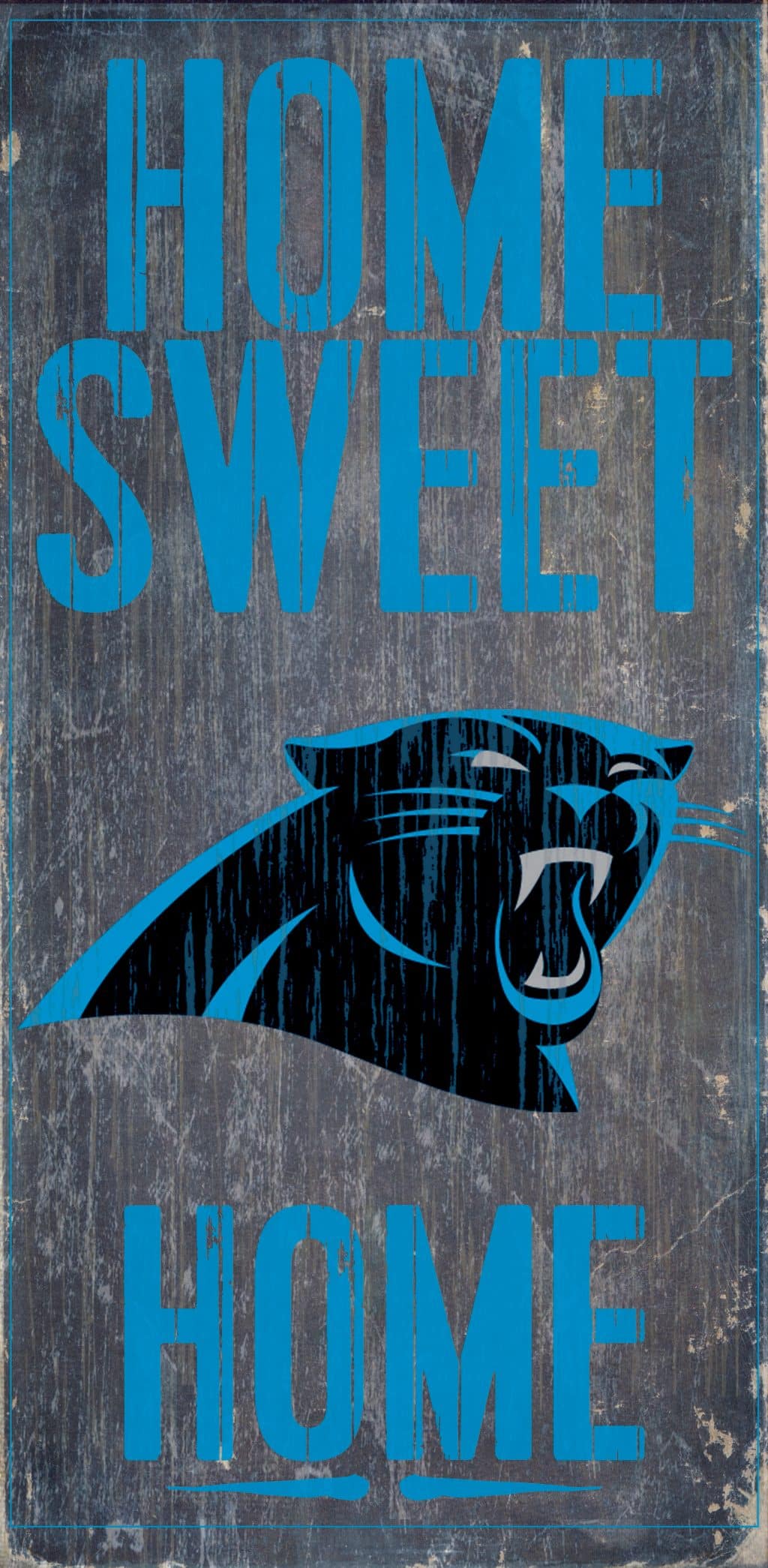 Carolina Panthers Wood Sign - Home Sweet Home 6
