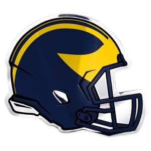 Michigan Wolverines Helmet Auto Emblem - (Promark) - Detroit Game Gear