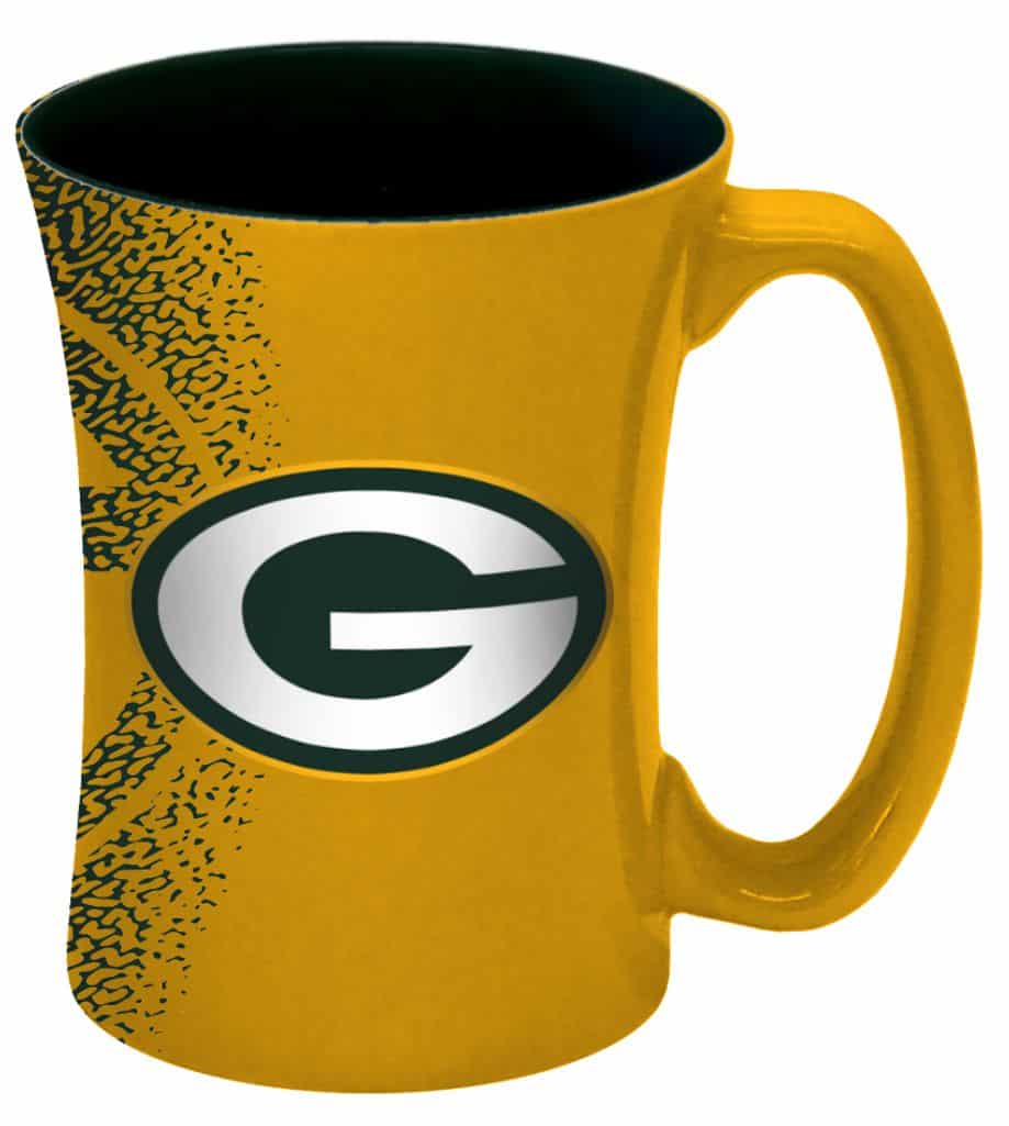 Green Bay Packers 14 oz Mocha Coffee Mug