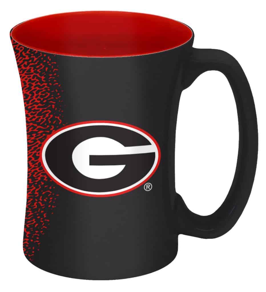 Georgia Bulldogs 14 oz Mocha Coffee Mug
