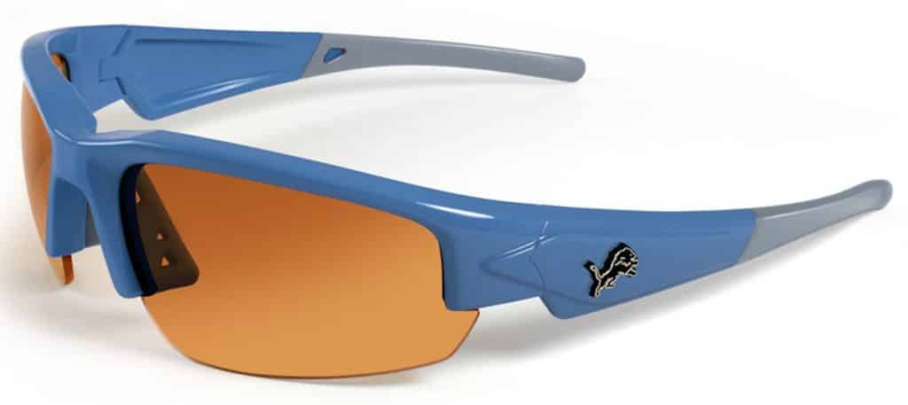 Detroit Lions Sunglasses - Dynasty 2.0 Blue with Grey Tips