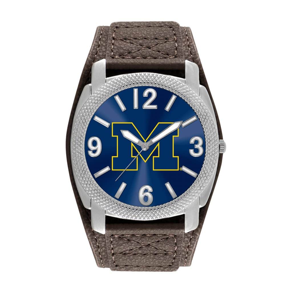 Michigan Wolverines Mens Quartz Analog Defender Watch - Detroit Game Gear