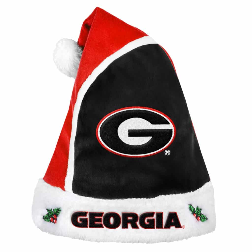 georgia bulldogs santa hat