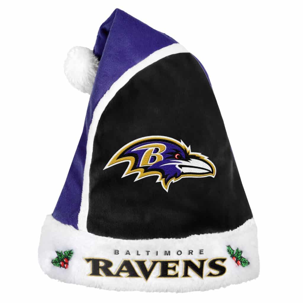 Baltimore Ravens 2015 Christmas Santa Hat - Detroit Game Gear