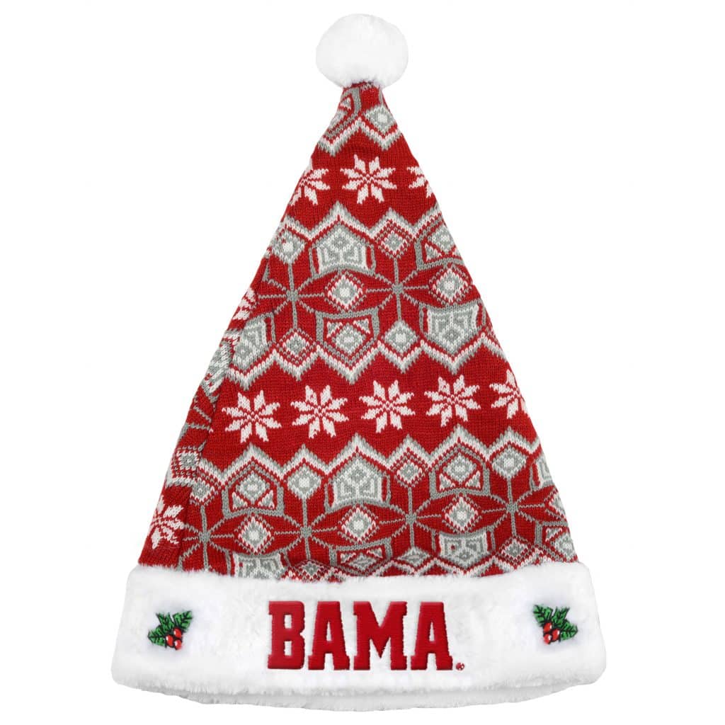 alabama crimson tide santa hat