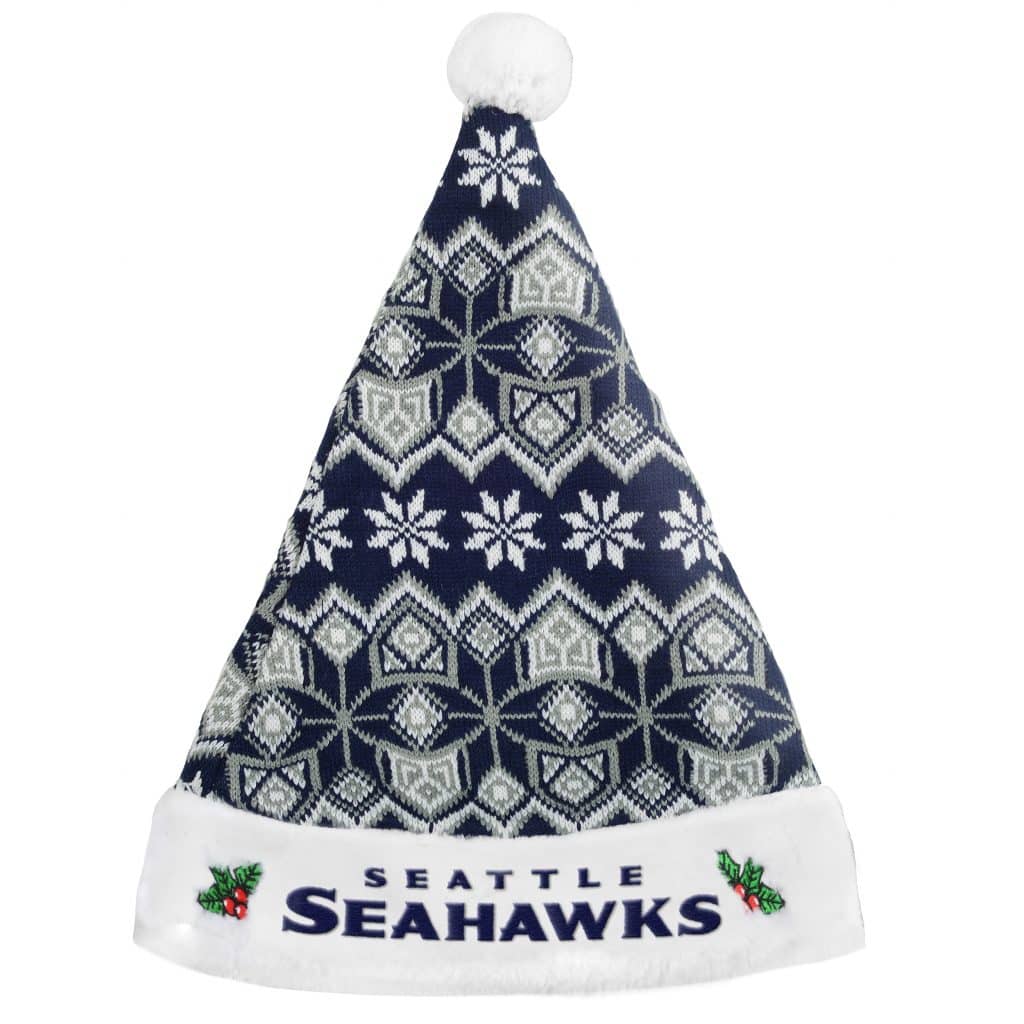 seahawks santa hat