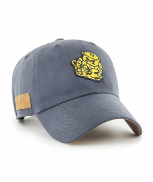 Michigan Wolverines 47 Brand Artifact Vintage Navy Clean Up Adjustable Hat