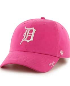 Detroit Tigers Women's 47 Brand Pink Miata Clean Up Adjustable Hat
