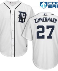 Jordan Zimmermann Detroit Tigers Cool Base Replica Home Jersey