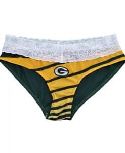 Green Bay Packers Ladies Lace Waist Panties