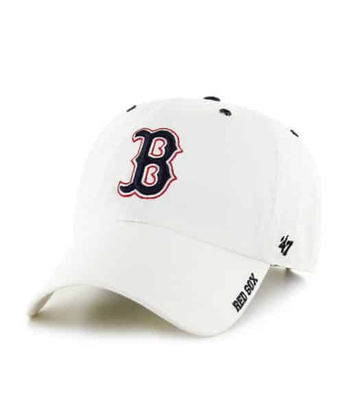Boston Red Sox 47 Brand White Ice Clean Up Adjustable Hat
