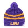 Louisiana State LSU Tigers Women's 47 Brand Purple Kendall Beanie Hat