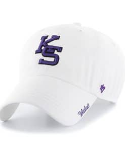 Kansas State Wildcats Women's 47 Brand White Clean Up Adjustable Hat