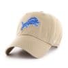 Detroit Lions 47 Brand Clean Up Khaki Adjustable Hat