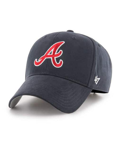 Atlanta Braves TODDLER Baby Boys 47 Brand Navy MVP Adjustable Hat
